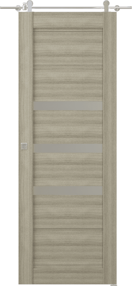 RITA VETRO SHAMBOR DOUBLE BARN BELLDINNI MODERN INTERIOR DOOR - 1