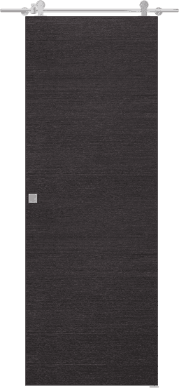 AVANTI BLACK APRICOT DOUBLE BARN BELLDINNI MODERN INTERIOR DOOR - 1