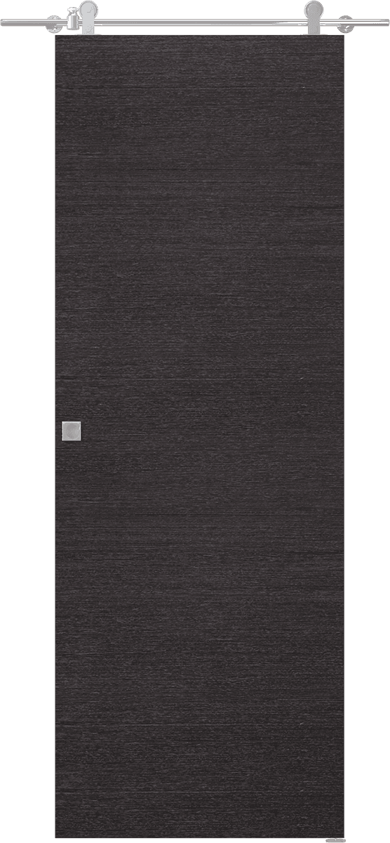 AVANTI BLACK APRICOT DOUBLE BARN BELLDINNI MODERN INTERIOR DOOR - 1