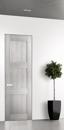 AVON 07 2RN RIBEIRA ASH DOUBLE INVISIBLE METAL FRAME BELLDINNI MODERN INTERIOR DOOR - 1