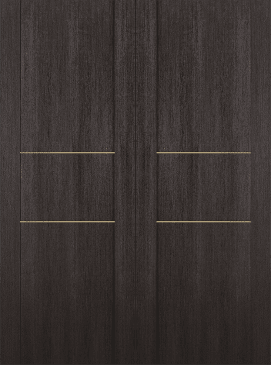 AVON 01 2H GOLD VERALINGA OAK DOUBLE BARN BELLDINNI MODERN INTERIOR DOOR - 2