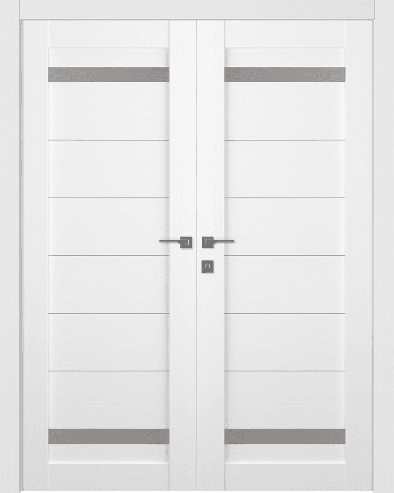 PERLA VETRO BIANCO NOBLE CLOSET BELLDINNI MODERN INTERIOR DOOR - 1