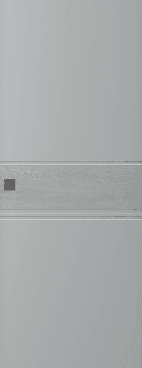 TWINWOOD 2 LIGHT GREY DOUBLE MAGIC BELLDINNI MODERN INTERIOR DOOR - 1