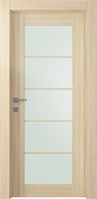 AVON 5 LITE VETRO LOIRE ASH SWING DOORS BELLDINNI MODERN INTERIOR DOOR