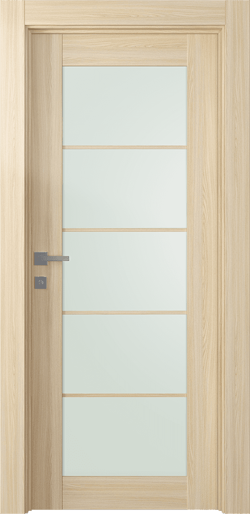 AVON 5 LITE VETRO LOIRE ASH SWING DOORS BELLDINNI MODERN INTERIOR DOOR