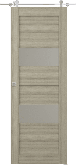 BERTA VETRO SHAMBOR BARN BELLDINNI MODERN INTERIOR DOOR - 1