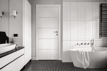 OPTIMA 4H SNOW WHITE BYPASS BELLDINNI MODERN INTERIOR DOOR - 2