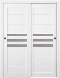 DOME VETRO BIANCO NOBLE BYPASS BELLDINNI MODERN INTERIOR DOOR - 1