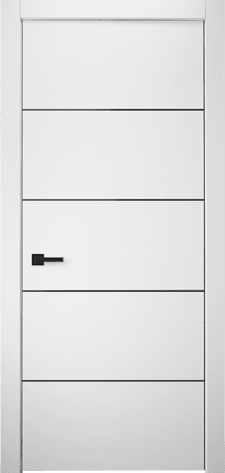 SMART PRO 4H BLACK POLAR WHITE SWING DOORS BELLDINNI MODERN INTERIOR DOOR