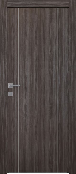 PALLADIO 2U GRAY OAK SWING BELLDINNI MODERN INTERIOR DOOR
