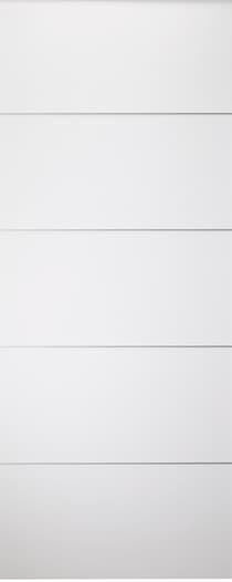 ARVIKA POLAR WHITE SLAB BELLDINNI MODERN INTERIOR DOOR - 1