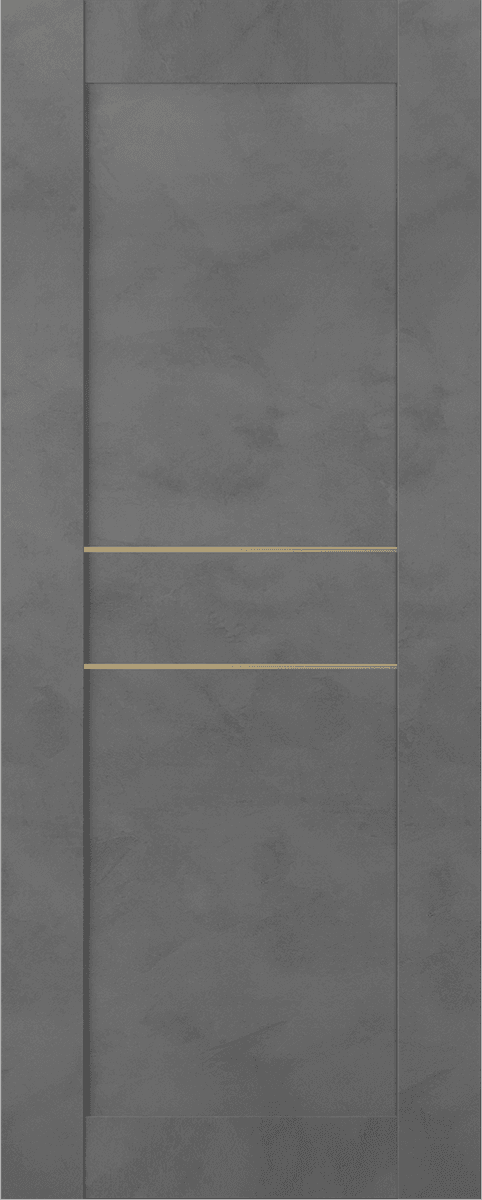 AVON 07 2HN GOLD DARK URBAN SLAB BELLDINNI MODERN INTERIOR DOOR - 1