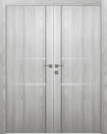 AVON 01 3H RIBEIRA ASH DOUBLE BELLDINNI MODERN INTERIOR DOOR - 1