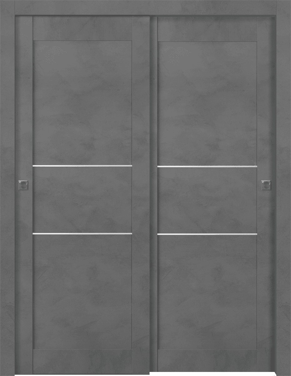 AVON 07 2H DARK URBAN BYPASS BELLDINNI MODERN INTERIOR DOOR - 1