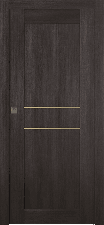 AVON 07 2HN GOLD VERALINGA OAK POCKET BELLDINNI MODERN INTERIOR DOOR - 1