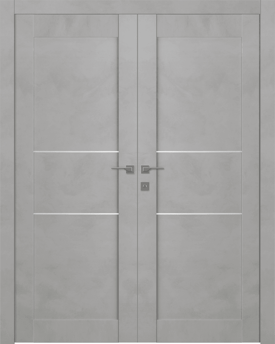 AVON 07 2H LIGHT URBAN DOUBLE BELLDINNI MODERN INTERIOR DOOR - 1