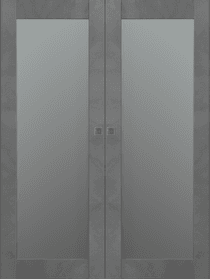 AVON 207 VETRO DARK URBAN DOUBLE MAGIC BELLDINNI MODERN INTERIOR DOOR - 1