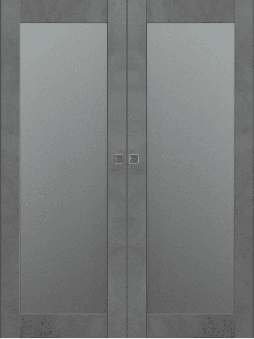 AVON 207 VETRO DARK URBAN DOUBLE MAGIC BELLDINNI MODERN INTERIOR DOOR - 1