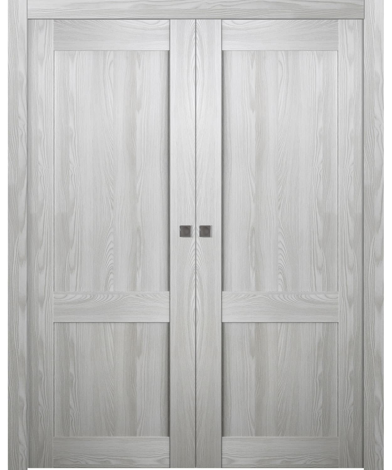 AVON 07 R RIBEIRA ASH DOUBLE POCKET BELLDINNI MODERN INTERIOR DOOR - 1