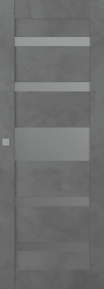 AVON 07-05 VETRO DARK URBAN MAGIC BELLDINNI MODERN INTERIOR DOOR - 1