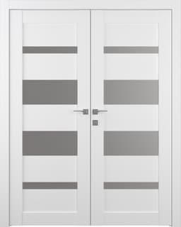 MIRELLA VETRO BIANCO NOBLE CLOSET BELLDINNI MODERN INTERIOR DOOR - 1
