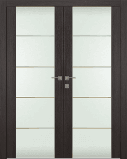 AVON 202 4H GOLD STRIPS VETRO VERALINGA OAK CLOSET DOORS BELLDINNI MODERN INTERIOR DOOR - 1