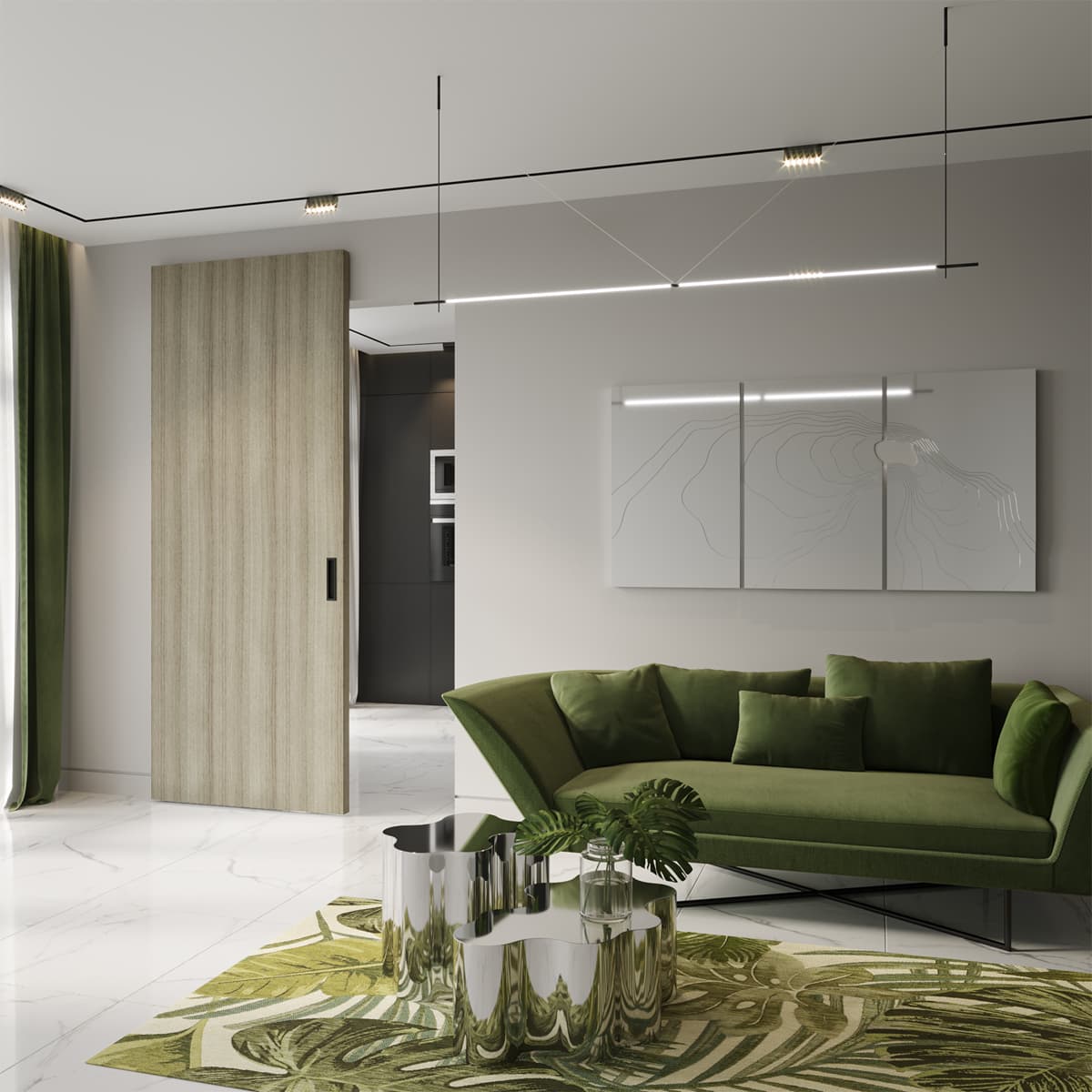 OPTIMA SHAMBOR DOUBLE MAGIC BELLDINNI MODERN INTERIOR DOOR - 2