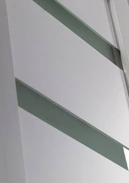 RITA VETRO BIANCO NOBLE SLAB BELLDINNI MODERN INTERIOR DOOR - 5