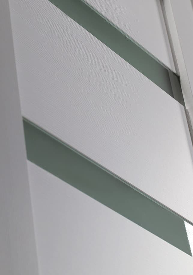 RITA VETRO BIANCO NOBLE SLAB BELLDINNI MODERN INTERIOR DOOR - 5