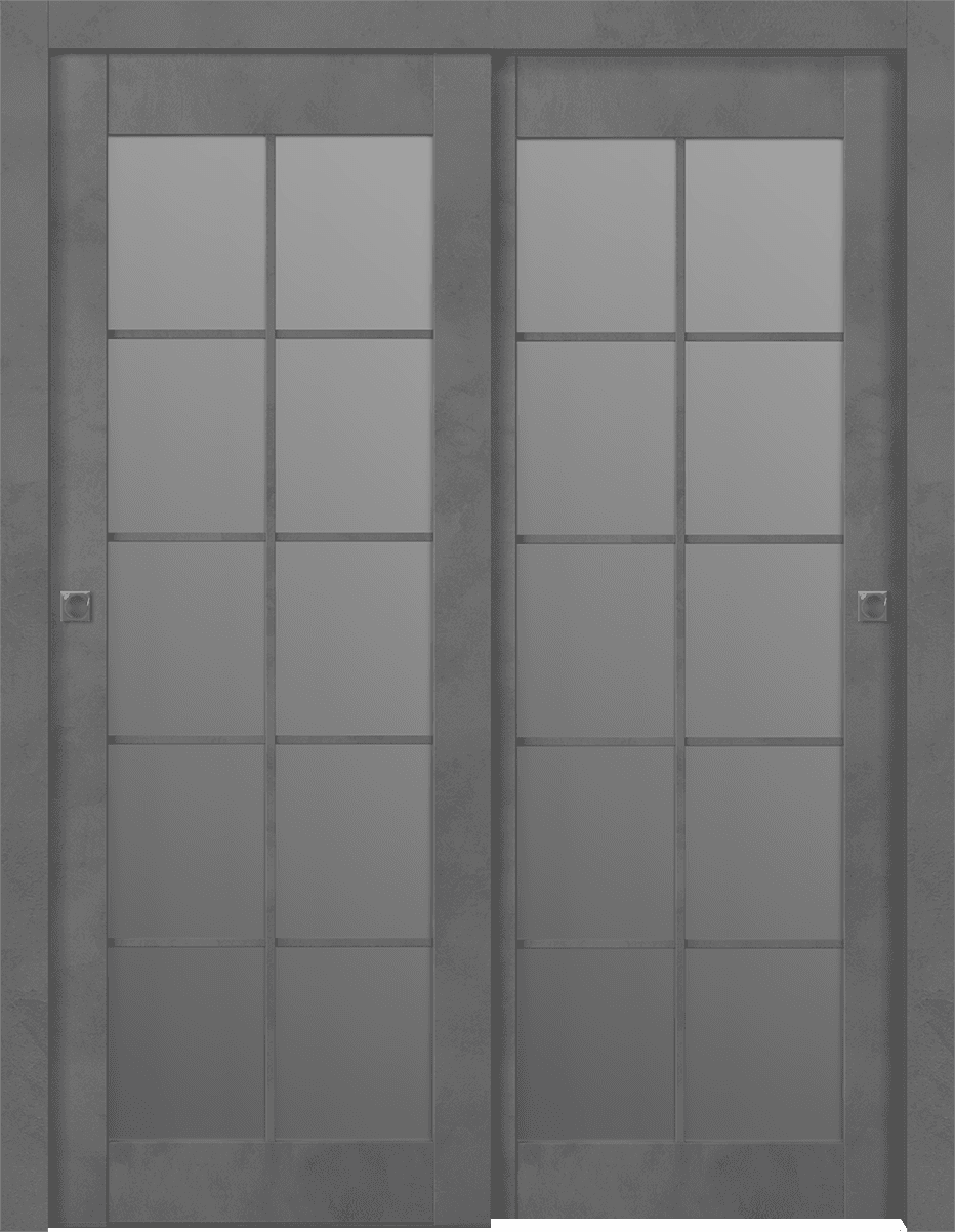 AVON 10 LITE VETRO DARK URBAN BYPASS BELLDINNI MODERN INTERIOR DOOR - 1