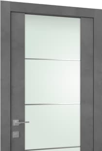 AVON 202 4H VETRO DARK URBAN BI-FOLD BELLDINNI MODERN INTERIOR DOOR - 2