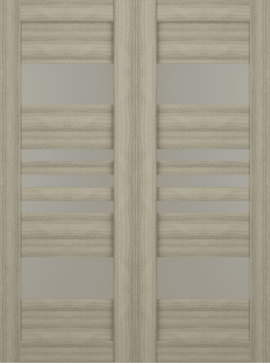 LETI VETRO SHAMBOR DOUBLE BARN BELLDINNI MODERN INTERIOR DOOR - 2