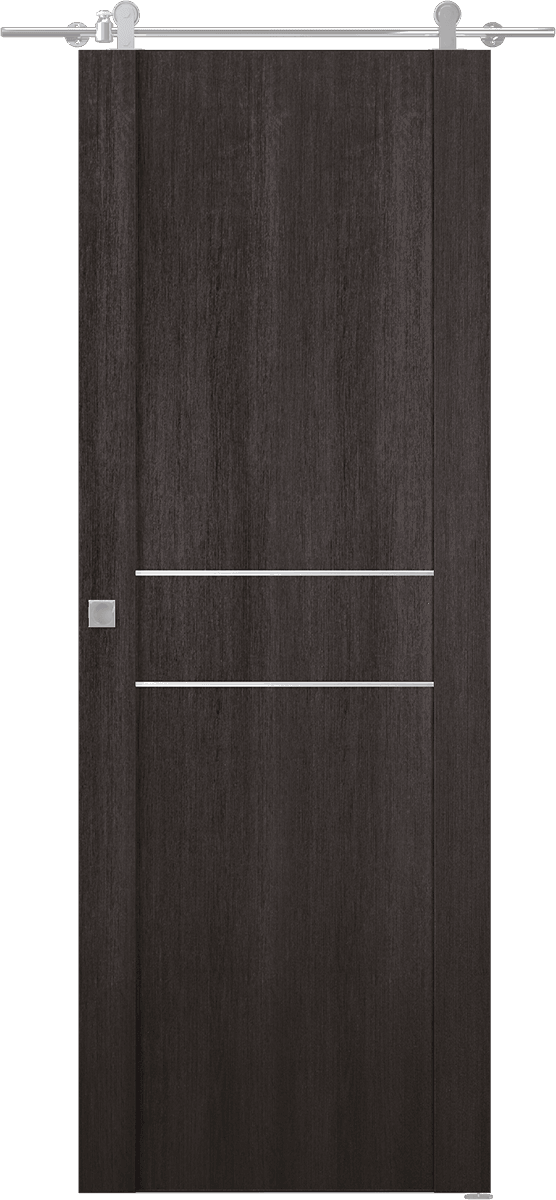 AVON 01 2HN VERALINGA OAK DOUBLE BARN BELLDINNI MODERN INTERIOR DOOR - 1