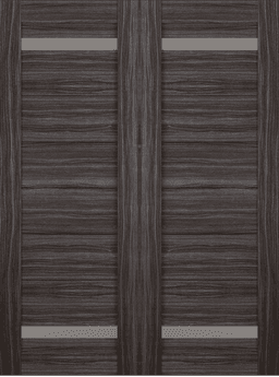 PERLA VETRO GRAY OAK DOUBLE BI-FOLD BELLDINNI MODERN INTERIOR DOOR - 2