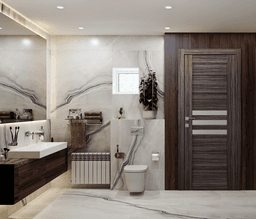 DOME VETRO GRAY OAK DOUBLE BELLDINNI MODERN INTERIOR DOOR - 2