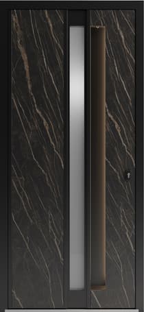Modern steel exterior aluminum door Hiddex 0155 - 1