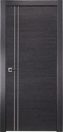 AVANTI 2V BLACK APRICOT SWING BELLDINNI MODERN INTERIOR DOOR - 1
