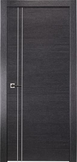 AVANTI 2V BLACK APRICOT SWING BELLDINNI MODERN INTERIOR DOOR - 1