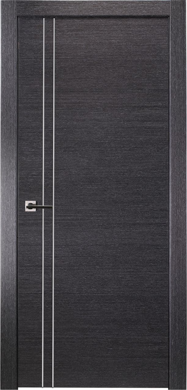 AVANTI 2V BLACK APRICOT SWING BELLDINNI MODERN INTERIOR DOOR