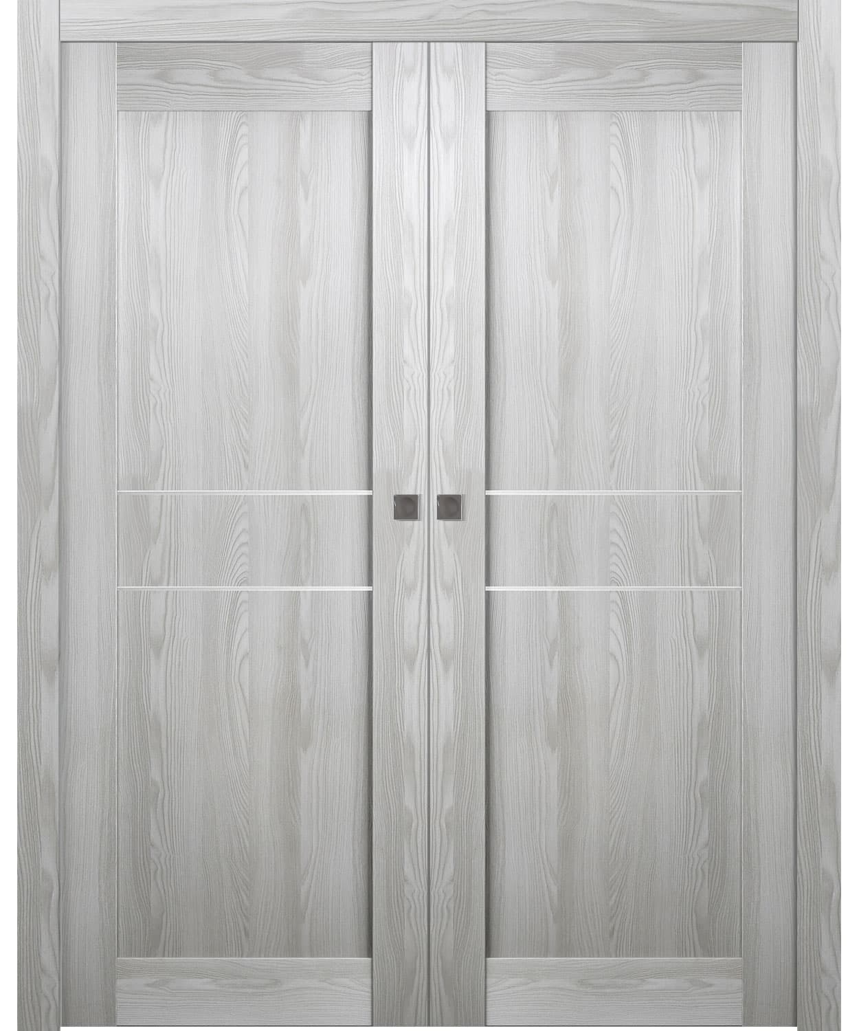 AVON 07 2HN RIBEIRA ASH DOUBLE POCKET BELLDINNI MODERN INTERIOR DOOR - 1