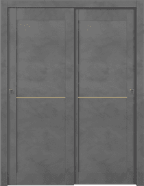 AVON 07 1H GOLD DARK URBAN BYPASS BELLDINNI MODERN INTERIOR DOOR - 1