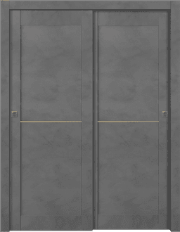 AVON 07 1H GOLD DARK URBAN BYPASS BELLDINNI MODERN INTERIOR DOOR - 1