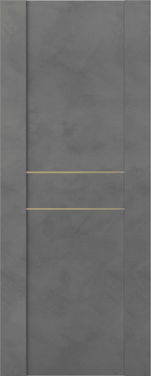 AVON 01 2HN GOLD DARK URBAN SLAB BELLDINNI MODERN INTERIOR DOOR - 1