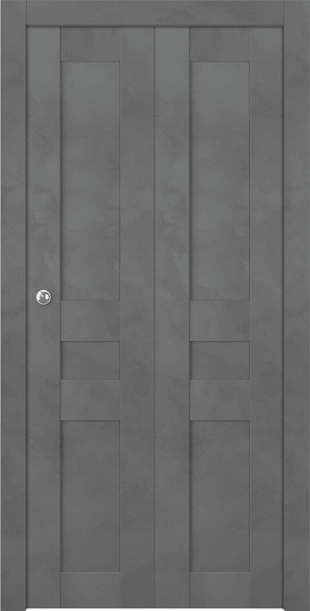 AVON 07 2R DARK URBAN BI-FOLD BELLDINNI MODERN INTERIOR DOOR - 1