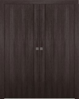 AVON 01 VERALINGA OAK DOUBLE POCKET DOORS BELLDINNI MODERN INTERIOR DOOR - 1