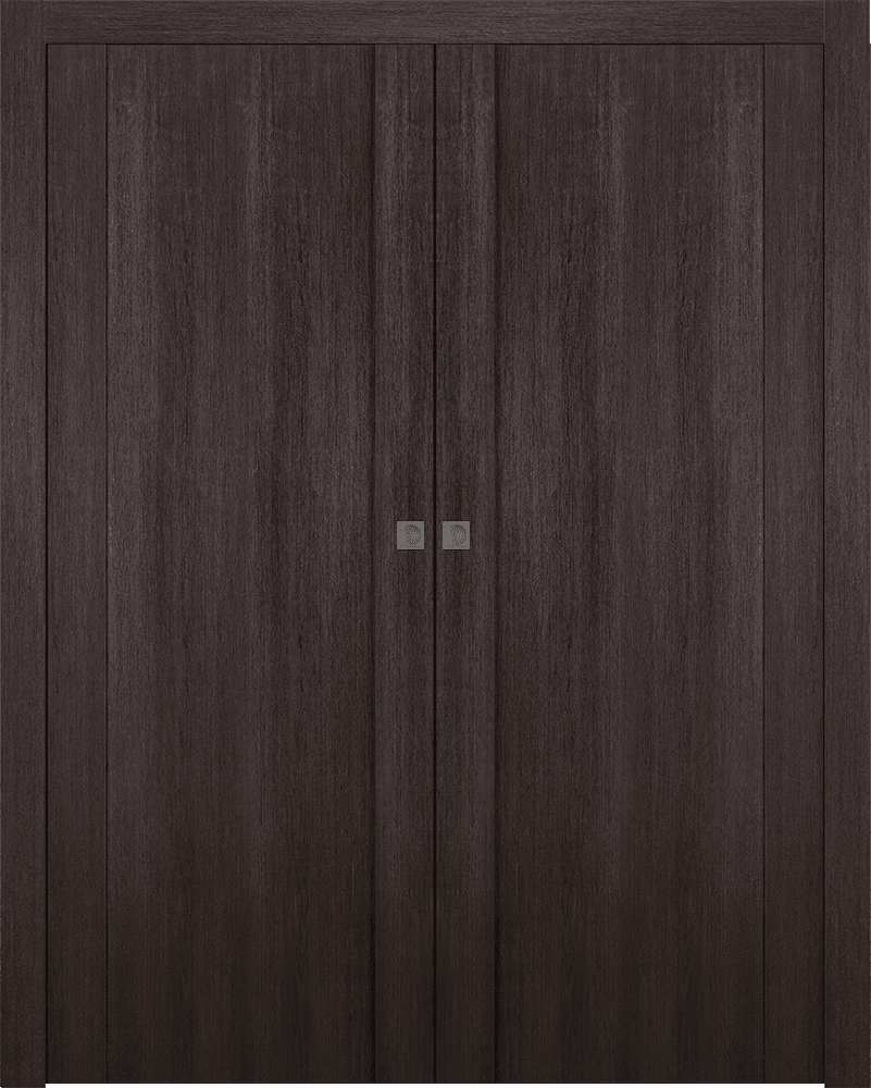 AVON 01 VERALINGA OAK DOUBLE POCKET DOORS BELLDINNI MODERN INTERIOR DOOR - 1