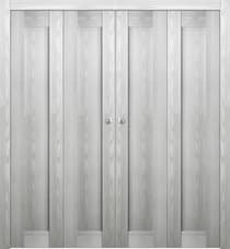 AVON 07 RIBEIRA ASH DOUBLE BI-FOLD BELLDINNI MODERN INTERIOR DOOR - 1