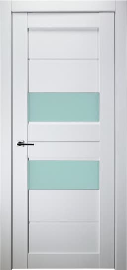 DESSA VETRO BIANCO NOBLE SWING BELLDINNI MODERN INTERIOR DOOR - 1