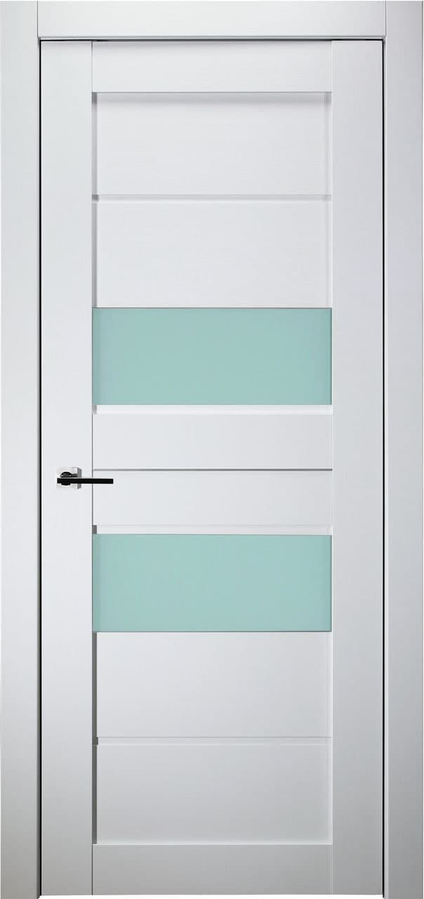DESSA VETRO BIANCO NOBLE SWING BELLDINNI MODERN INTERIOR DOOR - 1