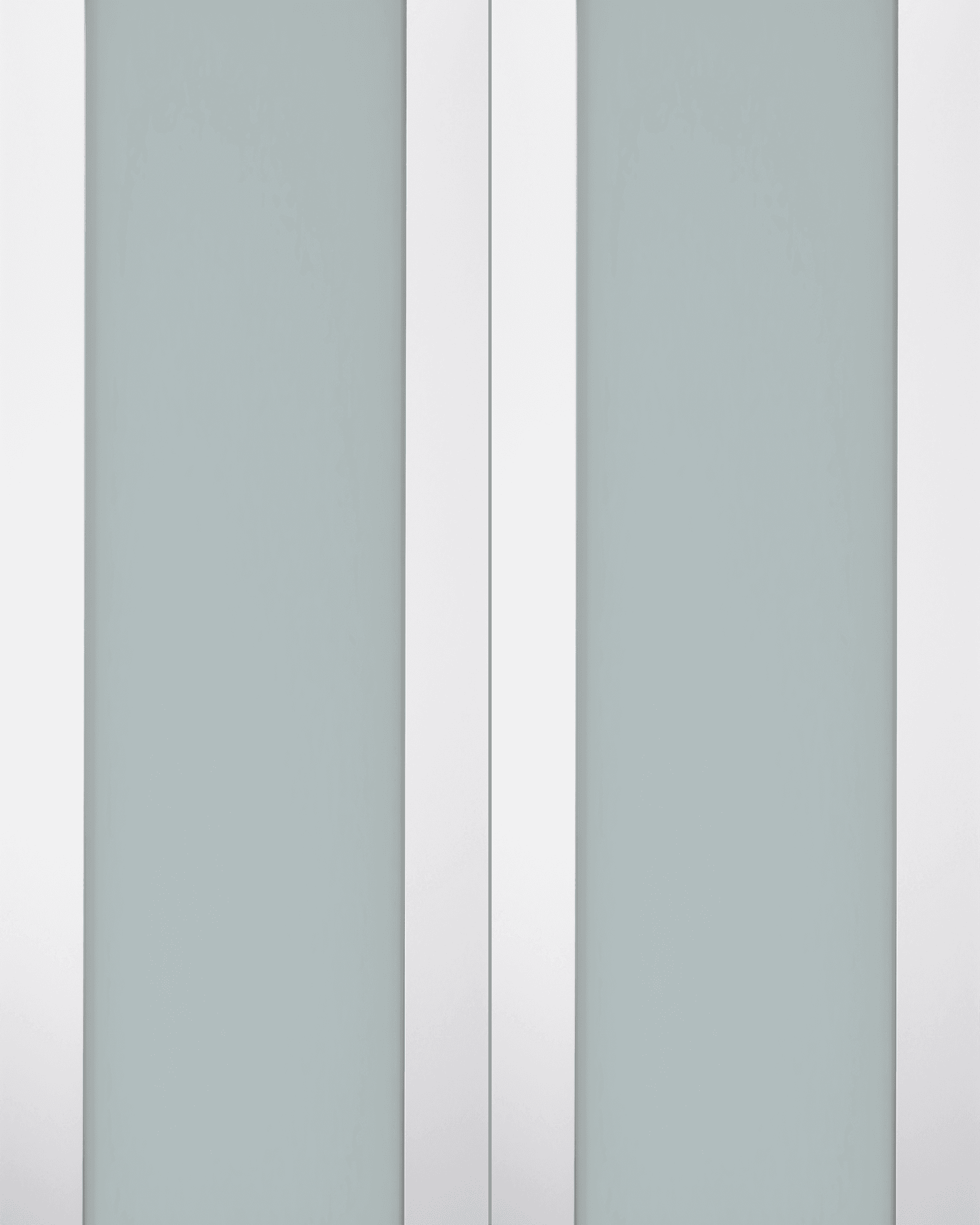 SMART PRO H3G VETRO POLAR WHITE DOUBLE BARN BELLDINNI MODERN INTERIOR DOOR - 2